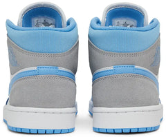Jordan 1 Mid University Blue Grey