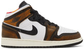 Jordan 1 Mid SE Orange Wear Away (GS)
