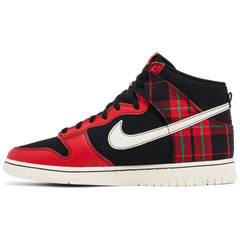 Nike Dunk High Red Plaid