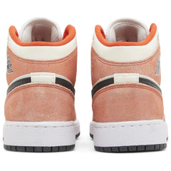 Jordan 1 Mid SE Orange Suede (GS)