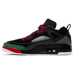 Jordan Spizike Low Black Classic Green White Varsity Red