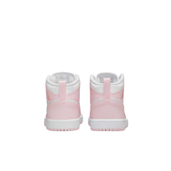 Jordan 1 Mid Pink Foam Fire Red White (PS)