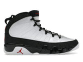 Jordan 9 Retro White Black Red 2010 Sneakers 302370-102