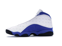 Jordan 13 Retro White Hyper Royal Black Sneakers