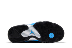 Air Jordan 14 Retro Black University Blue 2026 Black White University Blue Metallic Silver