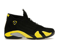 Air Jordan 14 Retro Thunder Black Yellow Sneakers 487471-070