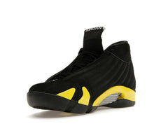 Air Jordan 14 Retro Thunder Black Yellow Sneakers 487471-070