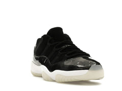 Air Jordan 11 Retro Low Barons (528895-010) Black/Metallic Silver-White