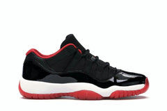 Air Jordan 11 Retro Low Bred (GS) Black Red White 528896-012 Sneakers