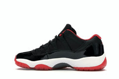 Air Jordan 11 Retro Low Bred (GS) Black Red White 528896-012 Sneakers