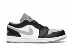 Air Jordan 1 Low Shadow 553558-039 Black Light Smoke Grey White Sneakers