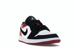 Jordan 1 Low Black Toe (2019) – White/Black-Gym Red – 553558-116