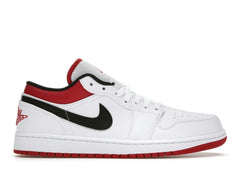 Air Jordan 1 Low White University Red Black (553558-118)