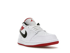 Air Jordan 1 Low White University Red Black (553558-118)