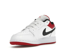 Air Jordan 1 Low White Gym Red (GS) 553560-118