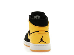 Air Jordan 1 Retro Mid New Love (2017) Black Varsity Maize White 554724-035