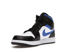 Jordan 1 Mid White Black Racer Blue 554724-140 Sneakers