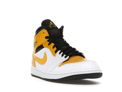 Air Jordan 1 Mid University Gold White Black 554724-170 Sneakers