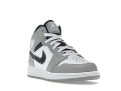 Air Jordan 1 Mid Light Smoke Grey (GS) 554725-078 Grey Black Anthracite White