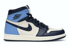 Air Jordan 1 Retro High Obsidian 555088-140 Sail/Obsidian/University Blue