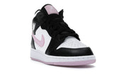 Air Jordan 1 Mid GS White Black Light Arctic Pink (555112-103)