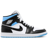 Jordan 1 Mid University Black White (W)