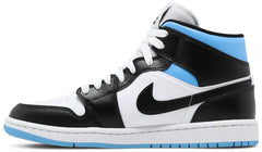 Jordan 1 Mid University Black White (W)