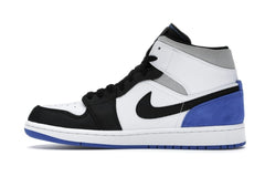 Air Jordan 1 Mid SE Royal Black Toe – White/Black/Hyper Royal – 852542-102