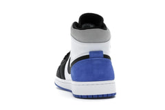 Air Jordan 1 Mid SE Royal Black Toe – White/Black/Hyper Royal – 852542-102