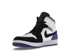 Air Jordan 1 Mid SE Purple White Black Light Solar Flare Varsity Purple 852542-105