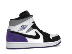 Air Jordan 1 Mid SE Purple White Black Light Solar Flare Varsity Purple 852542-105