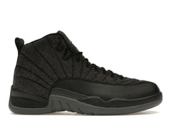 Air Jordan 12 Retro Wool Dark Grey Metallic Silver Black 852627-003