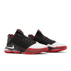 Nike LeBron 19 Low Black White University Red
