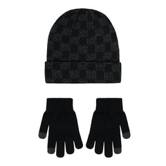 Youth Monogram Beanie & Glove Set