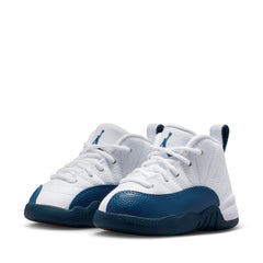 Jordan 12 Retro (TD) - White/French Blue