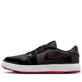 Air Jordan 1 Low Golf 'Bred' - Black/Varsity Red