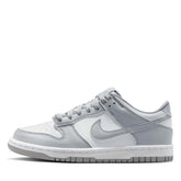 Nike Dunk Low (GS) - White/Light Smoke Grey