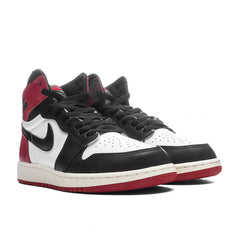 Air Jordan 1 Retro High OG 'Black Toe Reimagined' (GS) - White/Black/Varsity Red/Sail