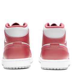 Air Jordan 1 Mid - Cherrywood Red/Cement Grey/White