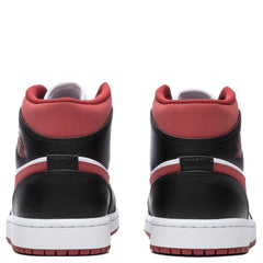 Air Jordan 1 Mid - White/Gym Red