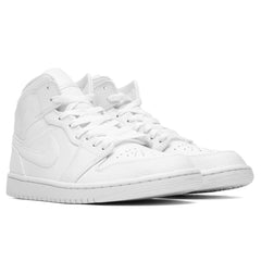 Air Jordan 1 Mid - White/White