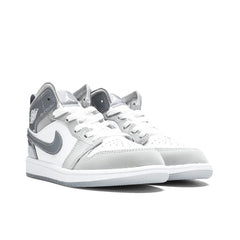 Jordan 1 Mid SE White Medium Grey Cool Grey (PS)