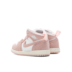 Air Jordan 1 Mid SE (TD) - White/Legend Pink/Sail