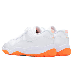 Air Jordan 11 Retro Low (PS) - White/Bright Citrus