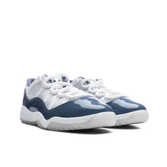 Air Jordan 11 Retro Low (PS) - White/Midnight Navy/Diffused Blue