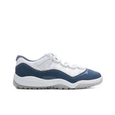 Air Jordan 11 Retro Low (PS) - White/Midnight Navy/Diffused Blue