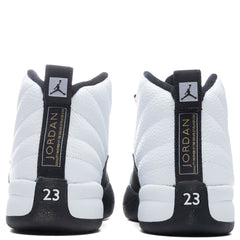Air Jordan 12 Retro (PS) "Royalty Taxi" - White/Metallic Gold