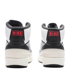 Air Jordan 2 Retro (GS) 'Python' - White/Fire Red/Cement Grey