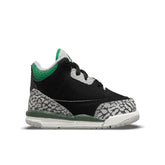 Air Jordan 3 Retro (TD) "Pine Green" - Black/Pine Green/Silver