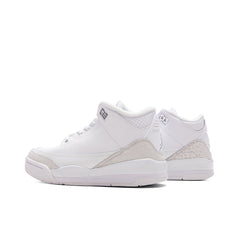 Air Jordan 3 Retro 'Pure Money' (PS) - White/Metalic Silver